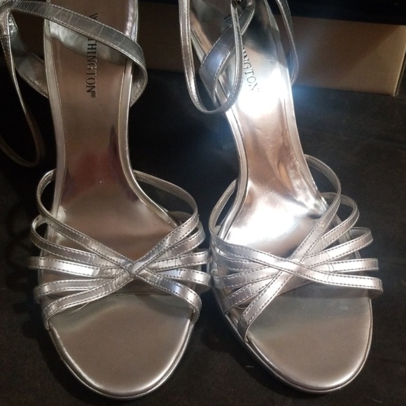 Worthington Shoes Womens Dressy Silver Sandals Poshmark